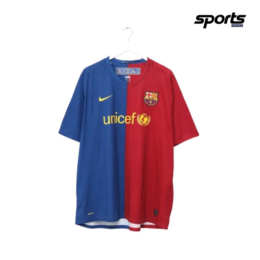 Barcelona 2008-2009 Session Home Kit – Half Sleeve Retro Edition