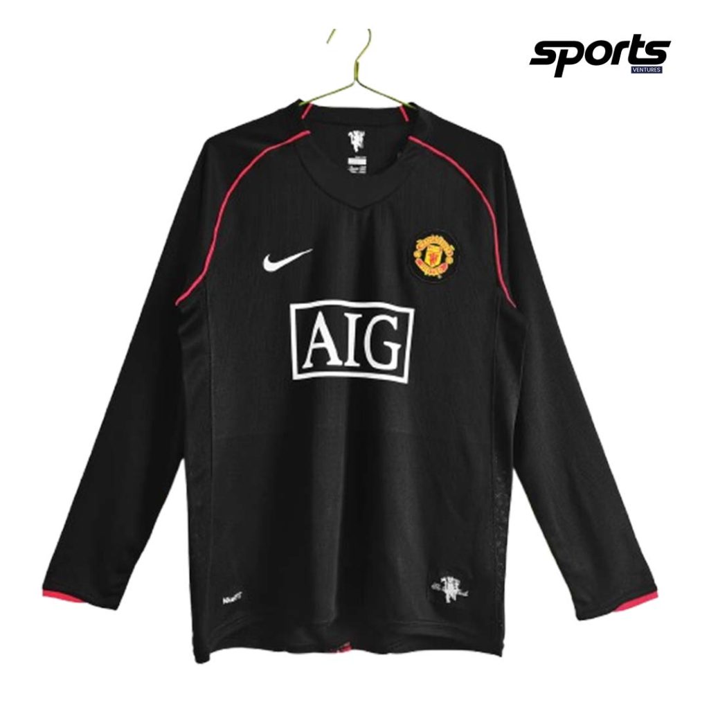 Manchester United 2007/08 Away Kit – Long Sleeve Retro Edition